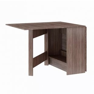 Madeleine folding table, dark ash shimo