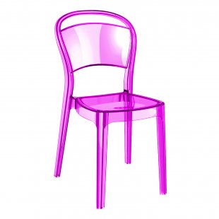 Chair Vo Purple, plastic
