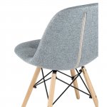 Chair DSW SOFT matting grey-blue