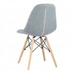 Chair DSW SOFT matting grey-blue