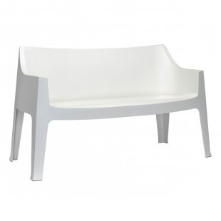 Plastic sofa Coccolona, ​​white