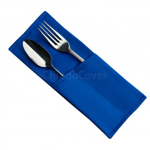 Envelope for 2 devices Zhuravinka, satin stitch cornflower blue