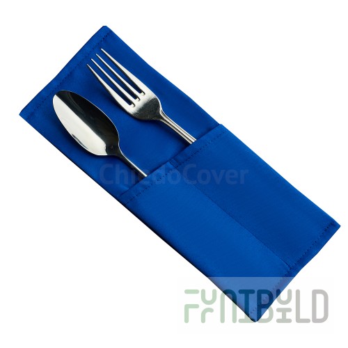 Envelope for 2 devices Zhuravinka, satin stitch cornflower blue