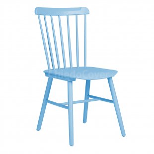 Tucker Chair, Blue Wood