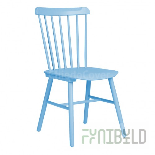 Tucker Chair, Blue Wood