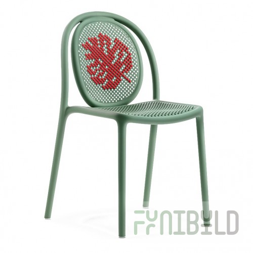 Plastic chair Remind with print