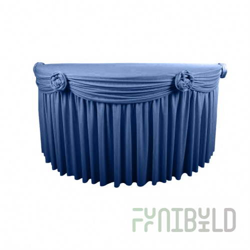 Banquet skirt 04, blue