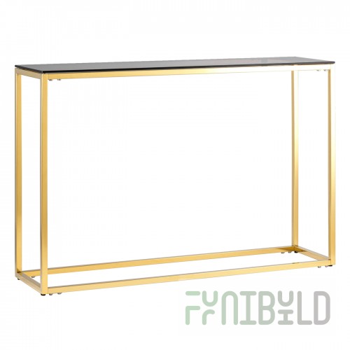 Console Town 115*30 gold glass smoke