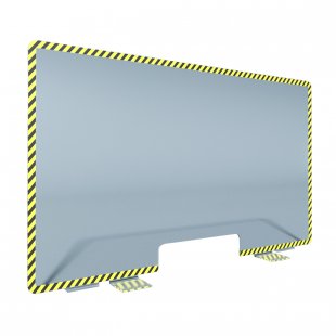 Desktop protective screen