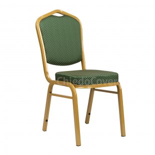 Chair Hit 25mm - gold, green crown