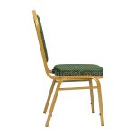 Chair Hit 25mm - gold, green crown