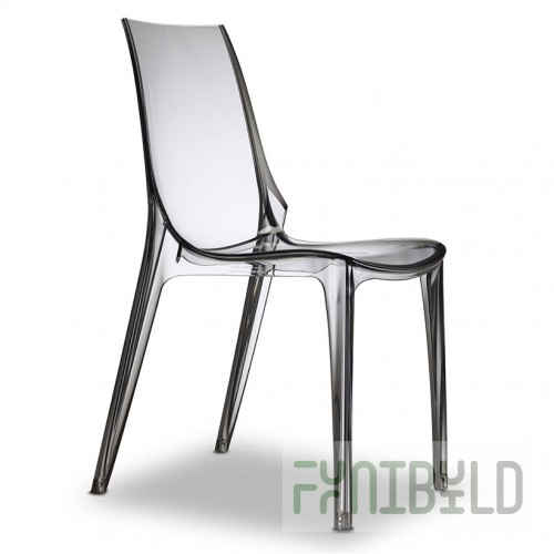 Chair transparent Vanity gray