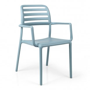 Plastic chair Costa, blue