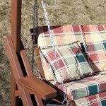 Mattress and cushions for garden swing