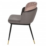 Chair Penelope gray + pink