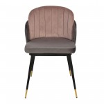 Chair Penelope gray + pink