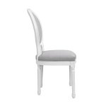 Chair Miro white and gray
