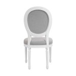 Chair Miro white and gray