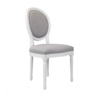 Chair Miro white and gray