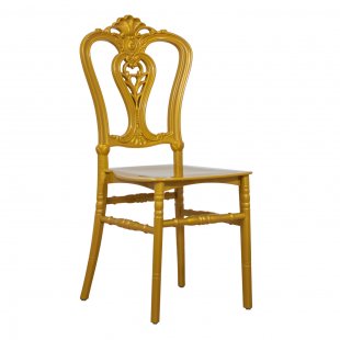 Chair Charisma NEW, plastic, gold