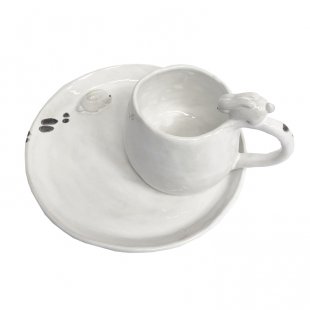 Tea set Hare in a snowdrift