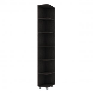 Corner shelving unit Josephine, wenge