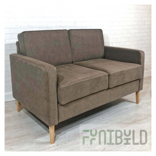 Sofa modern Prague, brown