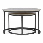 Madison Table x2, White Top, Black Frame