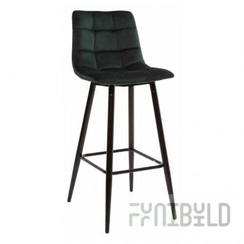 Lecco Bar Stool Dark Green
