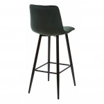 Lecco Bar Stool Dark Green