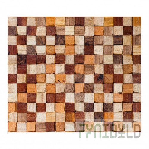 Wall panel Sakura, sapele, oak, mahogany, walnut, birch