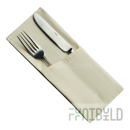 Cover for 2 devices Richard, ivory satin