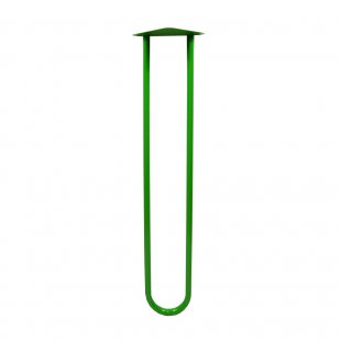 Hairpin table leg loft green 71 cm
