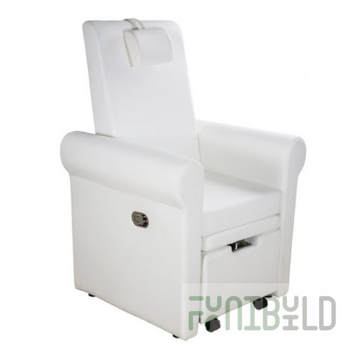 Pedicure complex P42 adjustable backrest pull-out stand
