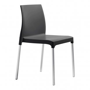 Plastic chair Chloe Chair Mon Amour, anthracite