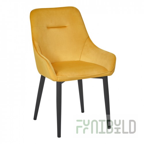 Chair Diana, orange velour