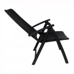 Plastic folding chair Darsena, anthracite