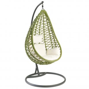 Hanging chair VIr made of artificial rattan