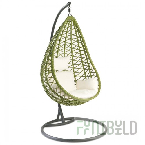 Hanging chair VIr made of artificial rattan