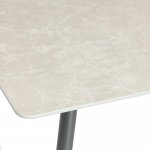 Darwin table anthracite/gray marble