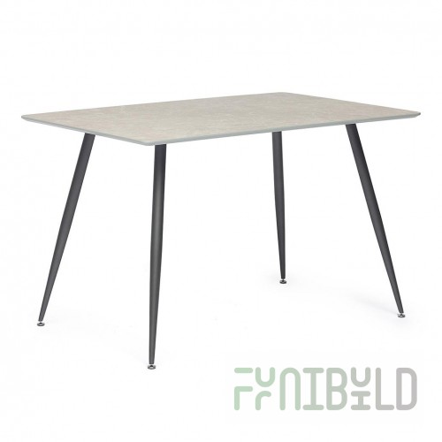 Darwin table anthracite/gray marble