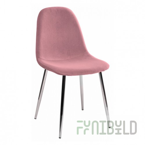 Chair Pescara velor Pink