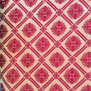 Santa fabric, jacquard