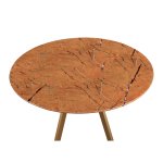 Dining table Houston ocher/glass