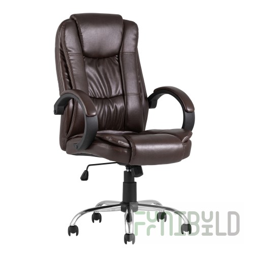 TopChairs Atlant Executive Chair, Brown