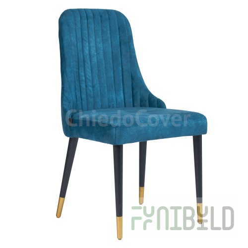 Kongsberg chair, blue