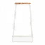 Konsec bar stool, white Konsec bar stool, white