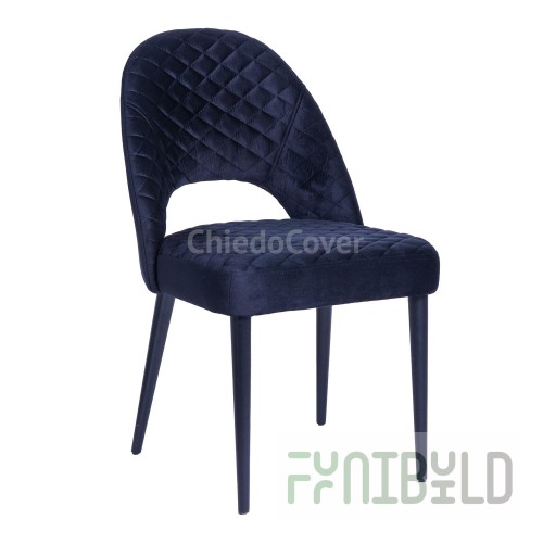 Mallin Diamant Chair, Blue Velvet