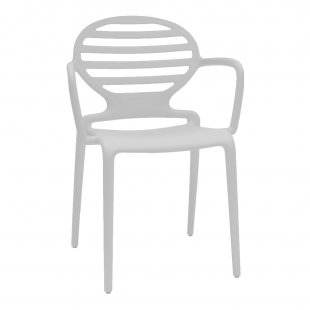 Plastic chair Cokka, linen