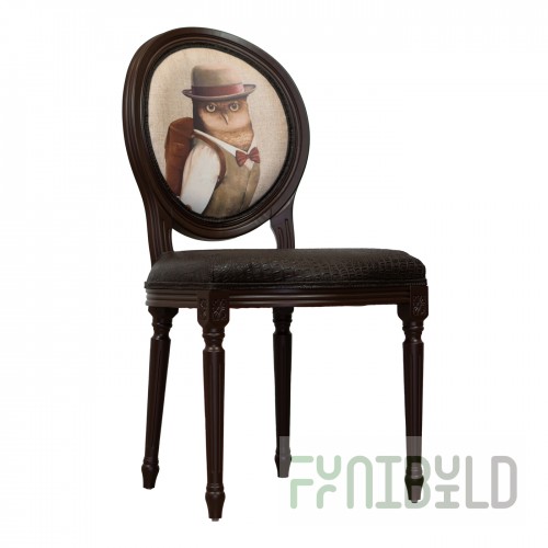 Voltaire chair, wenge, owl